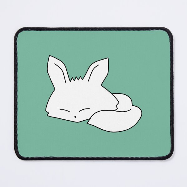 Item preview, Sleeping Cute White Fox Kawaii Illustration designed and sold by ubborn.