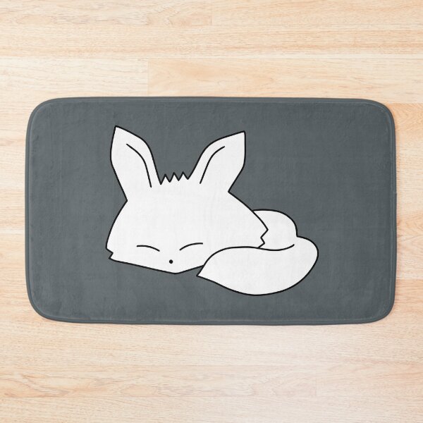 Item preview, Sleeping Cute White Fox Kawaii Illustration designed and sold by ubborn.