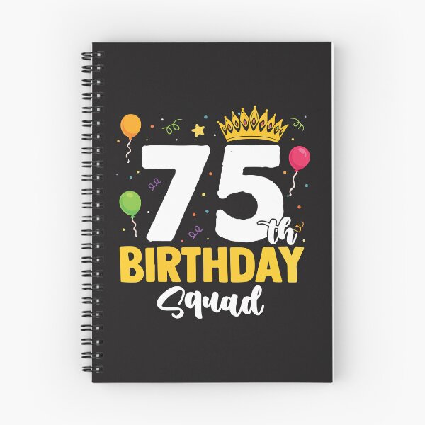 Item preview, 75th Birthday Squad Retro Party Crew 75 Years Celebration Group Birthday Design designed and sold by kiralynstration.