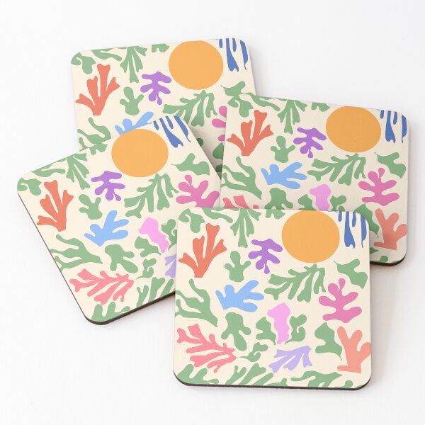 Item preview, Pastel Spring Sunshine Abstract – Matisse Organic Shapes designed and sold by MaiZephyr.
