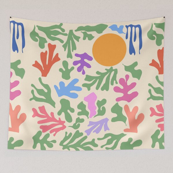 Item preview, Pastel Spring Sunshine Abstract – Matisse Organic Shapes designed and sold by MaiZephyr.