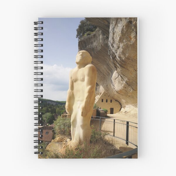 Item preview, Neanderthal Statue Les Eyzies France Prehistoric Art Photography designed and sold by Kainicram.