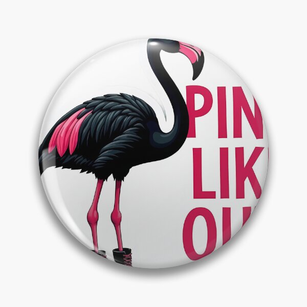 Item preview, Goth Flamingo Mood designed and sold by BysonDesigns.