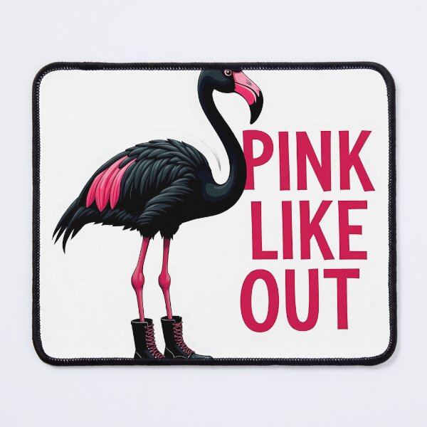 Item preview, Goth Flamingo Mood designed and sold by BysonDesigns.