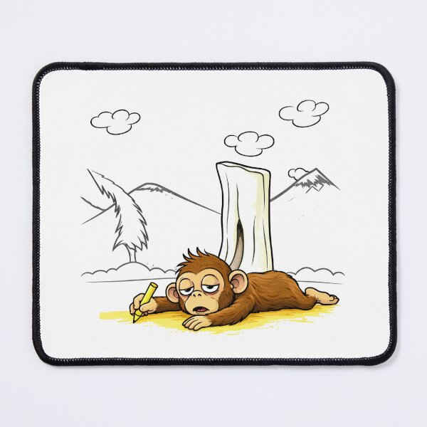 Item preview, Lazy Monkey – Mood Cartoon designed and sold by KumarGandhi.