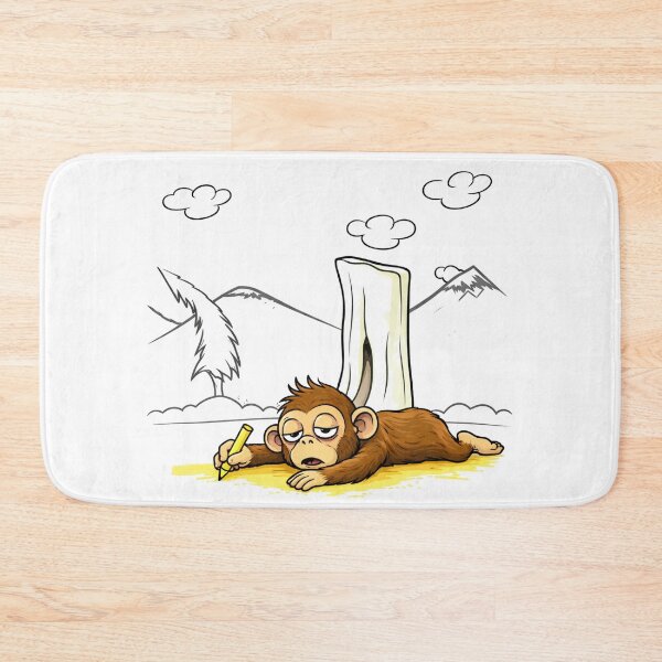 Item preview, Lazy Monkey – Mood Cartoon designed and sold by KumarGandhi.