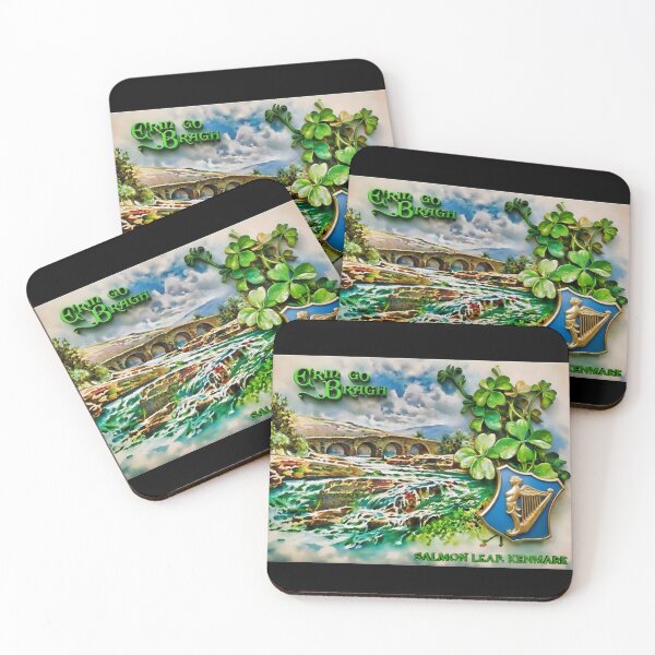 Item preview, Erin go Bragh Ireland Forever Salmon Leap Kenmare Co Kerry  designed and sold by OliDesigns.