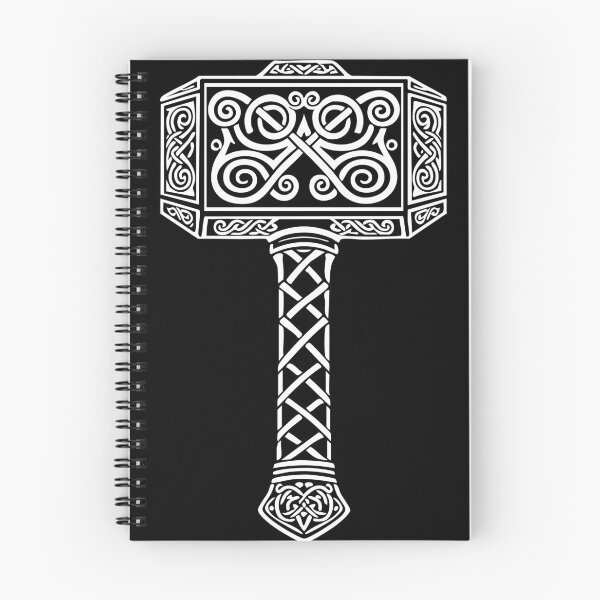 Item preview, Mjölnir, Thor's Hammer, Viking, Norse Mascot designed and sold by PixelStudioBe.