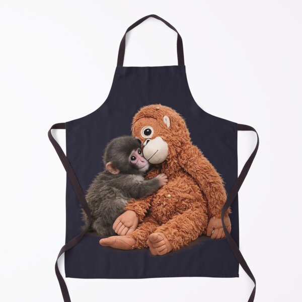 Item preview, Punch Baby Monkey Hugging Orangutan Plushie Viral Cute Monkey  designed and sold by t-patterns.