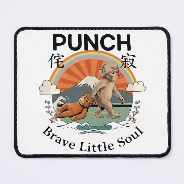 Item preview, Brave Little Soul Monkey Punch Cute Motivational Animal Retro Design designed and sold by kiralynstration.