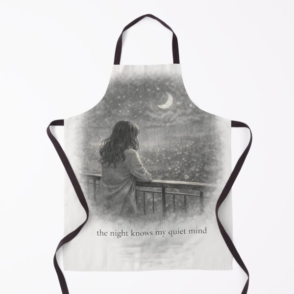 Item preview, The Night Knows My Quiet Mind designed and sold by ByKubraArt.