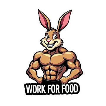 Artwork thumbnail, Strong Rabbit Lift by BysonDesigns