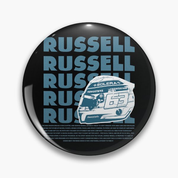 Item preview, George Russell F1 Helmet Vintage designed and sold by HughIeas.