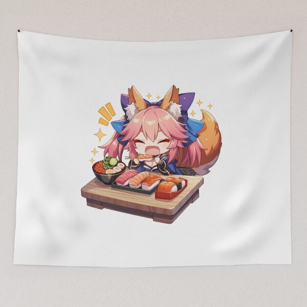 Item preview, Copy of Saber Fate Stay Night Chibi Sushi Bento Sparkles designed and sold by Spraykart.