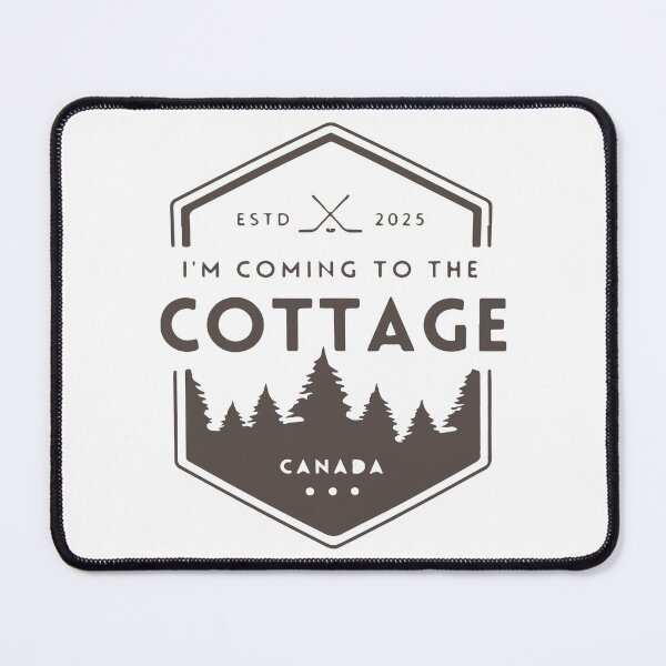 Item preview, The Cottage Is Calling I’m Coming Cottagecore Nature Lover Retro Cabin Design designed and sold by kiralynstration.