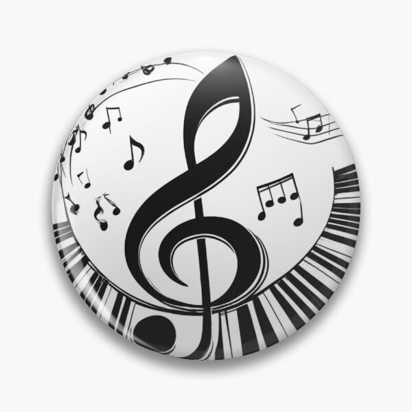 Item preview, Treble Clef and Piano Collage designed and sold by sanorastyle.