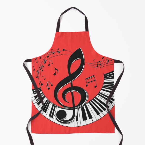 Item preview, Treble Clef and Piano Collage designed and sold by sanorastyle.
