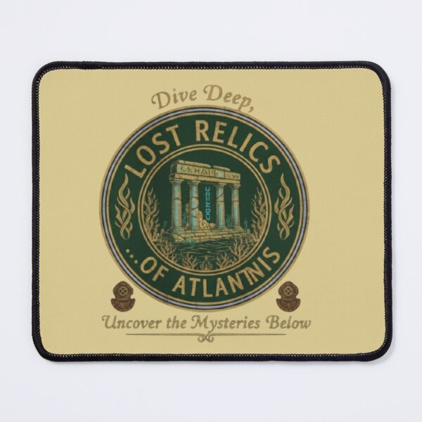 Item preview, Lost Relics of Atlantis – Deep Sea Discovery Emblem designed and sold by Dogandesighn.