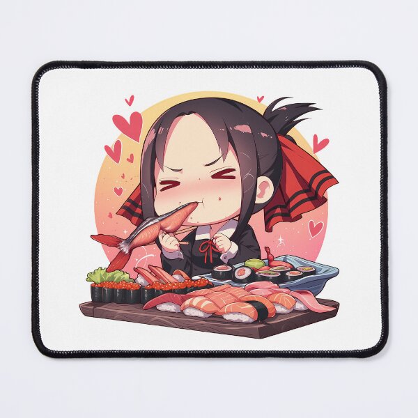 Item preview, Kaguya Shinomiya Kaguya Sama Love Is War Chibi Sushi Hearts designed and sold by Spraykart.