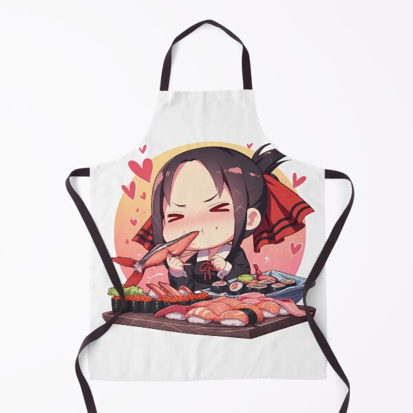 Item preview, Kaguya Shinomiya Kaguya Sama Love Is War Chibi Sushi Hearts designed and sold by Spraykart.