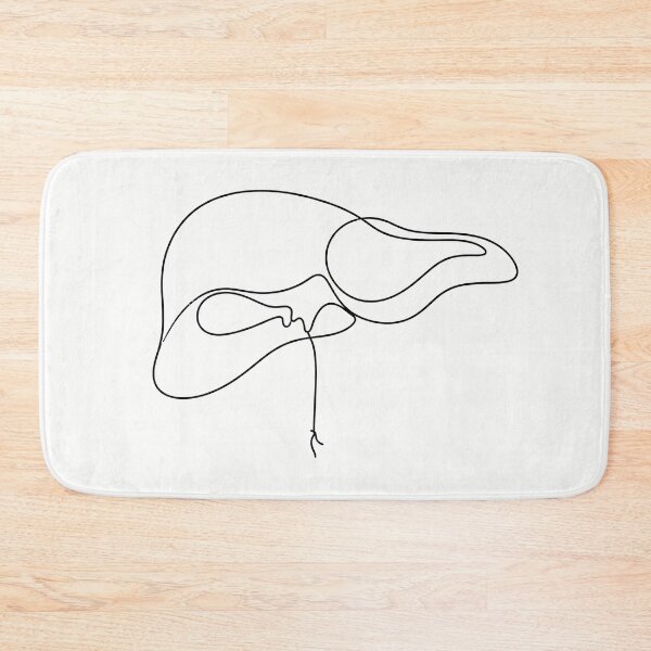 Item preview, Minimal Liver And Gallbladder Line Art designed and sold by drmekcrafts.