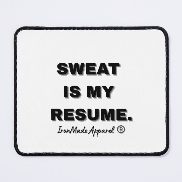 Item preview, Sweat Is My Resume Electrician Shirt – Proud Electrician Workwear Tee for Linemen, Electrical Workers & Skilled Trades designed and sold by IronMade Apparel.