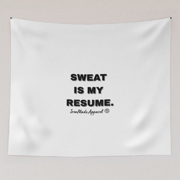 Item preview, Sweat Is My Resume Electrician Shirt – Proud Electrician Workwear Tee for Linemen, Electrical Workers & Skilled Trades designed and sold by IronMade Apparel.