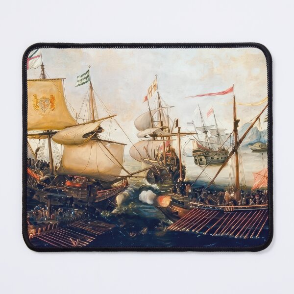 Item preview, Attack on Spanish Treasure Galleys Dramatic Naval Battle designed and sold by TheSoulOfArt.