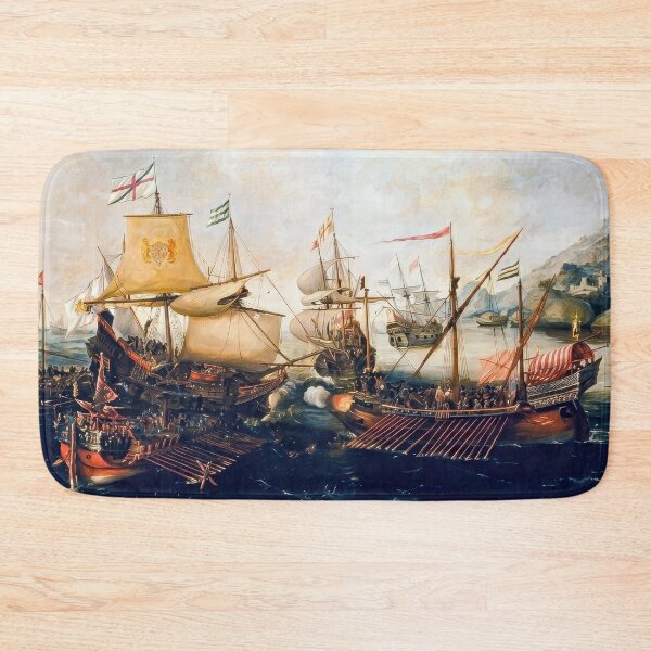 Item preview, Attack on Spanish Treasure Galleys Dramatic Naval Battle designed and sold by TheSoulOfArt.