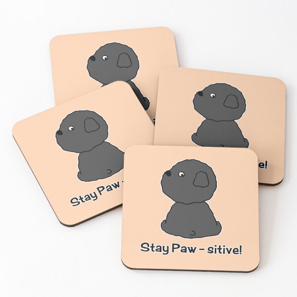 Item preview, Cute Black Poodle - Original Pawsome Character designed and sold by ubborn.