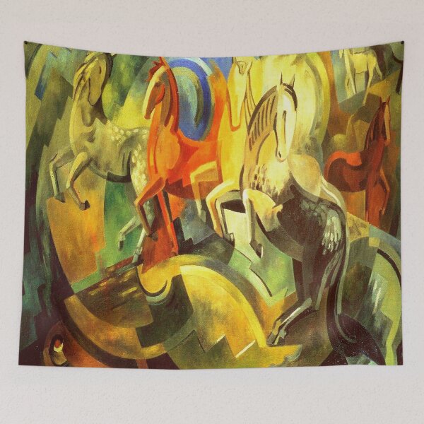 Item preview, Horses by Mainie Jellett (c.1920) // Public Domain designed and sold by Vernissage-dart.