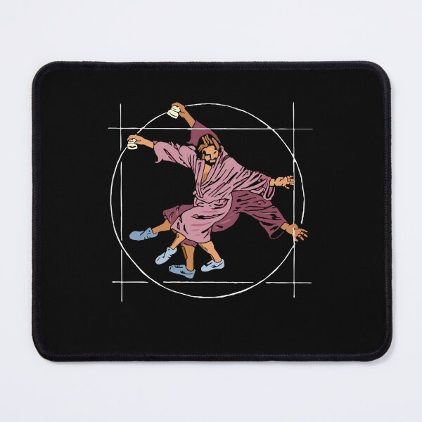Item preview, Vitruvian Dude - Big Lebowski Yoga Pose  designed and sold by my-dog-funny.