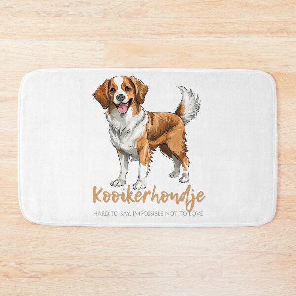Item preview, Kooikerhondje Hard to Say Impossible Not to Love – Cute Dutch Dog Breed Lover Design designed and sold by ArcticFoxStudio.