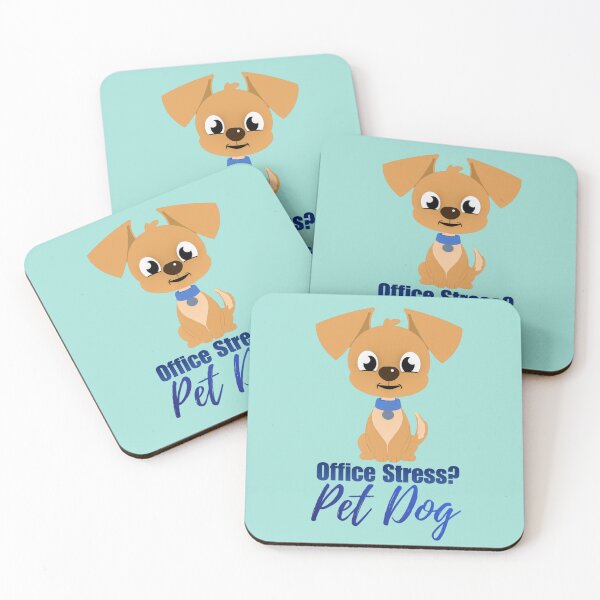 Item preview, Office Stress? Pet Dog – Funny Work Humor Dog Lover Cartoon Design designed and sold by Yesss-Mau.