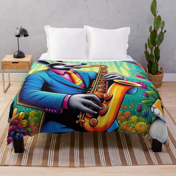 Item preview, Saxophone Serenade – Dapper Anteater in a Fantasy Forest designed and sold by Dogandesighn.