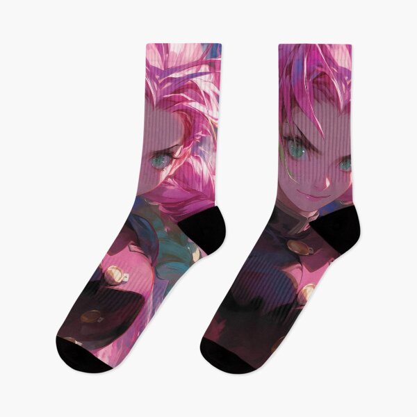 Item preview, Mitsuri Kanroji Demon Slayer Pink Hair Waifu Soft Glow designed and sold by Spraykart.