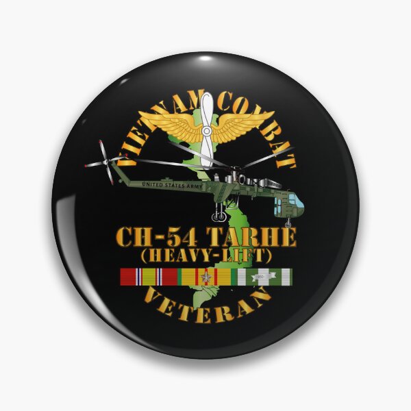 Item preview, Army - Vietnam Combat Vet - CH-54 Tarhe w VN SVC X 300 designed and sold by Military Insignia Products.