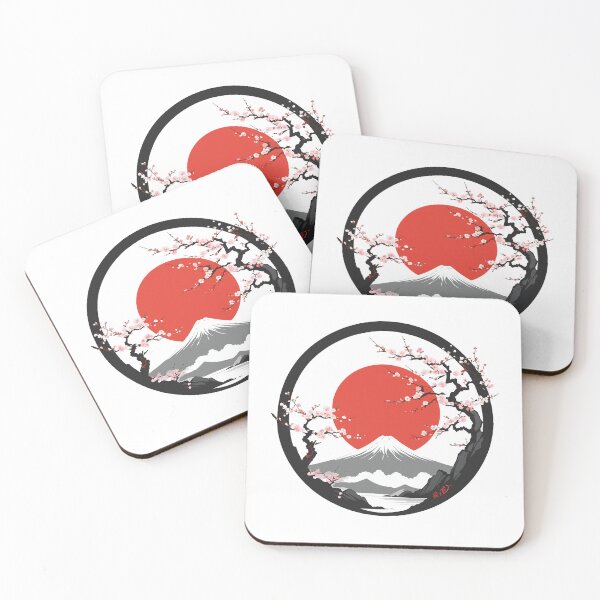 Item preview, Mount Fuji & Sakura: The Awakening of the Rising Sun designed and sold by Kooki Designs.