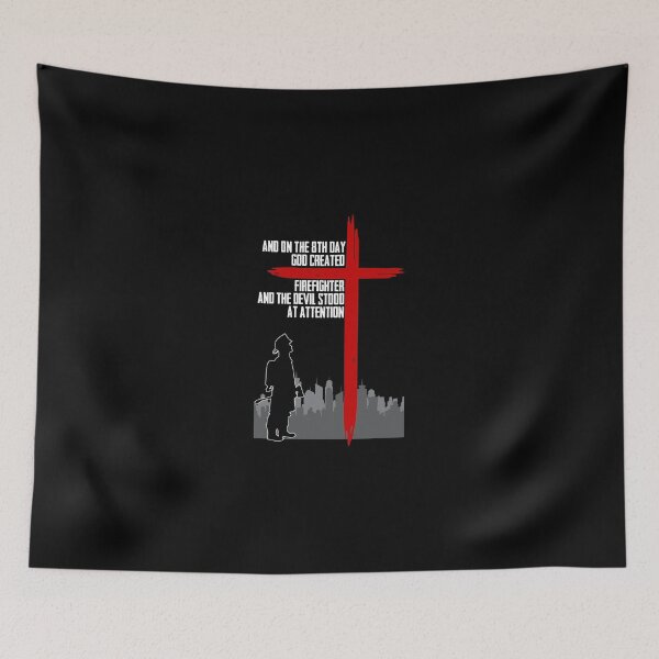 Item preview, Christian Firefighter Gift And On the 8th Day designed and sold by djpraxis.
