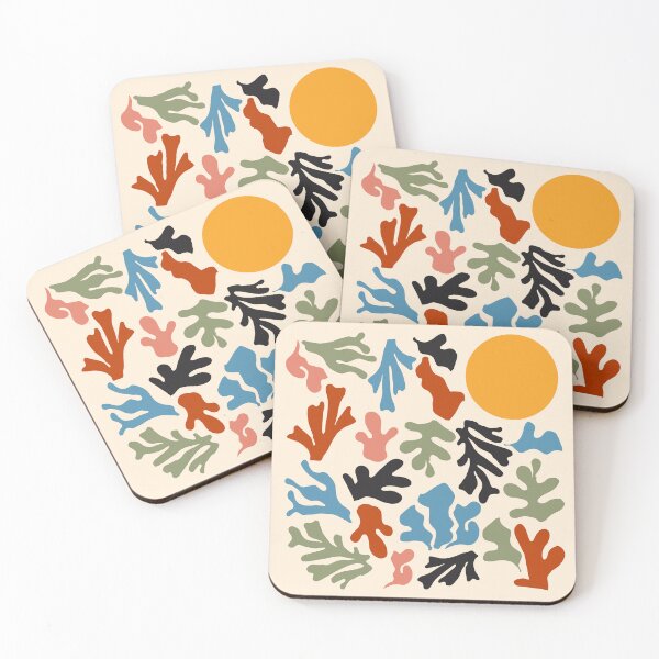 Item preview, Retro Matisse Sunshine Abstract Illustration designed and sold by MaiZephyr.