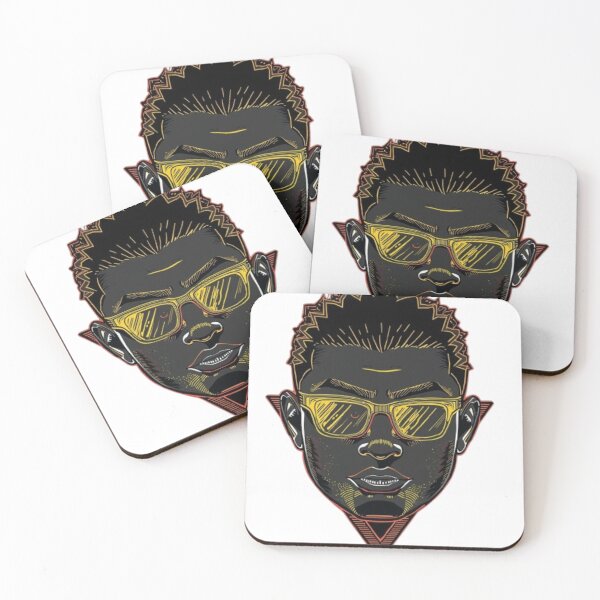 Item preview, Neon Aesthetic Vector Portrait of a Cool Man in Yellow  designed and sold by Vikkokansana.