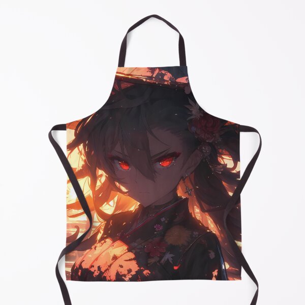 Item preview, Akame Akame Ga Kill Kimono Parasol Sunset Glow Red Eyes designed and sold by Spraykart.