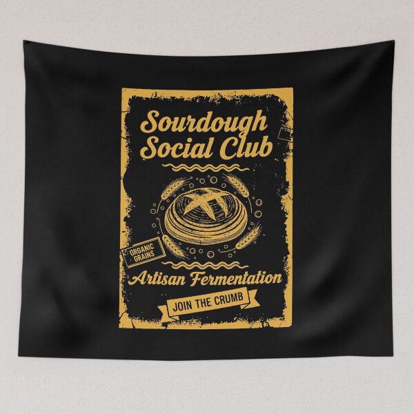 Item preview, sourdough Social Club Artisan Fermentation Baking designed and sold by LuminOrb.