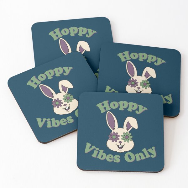 Item preview, Retro Easter Bunny With Flower Eyes designed and sold by ُEldalal-Design.