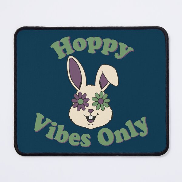 Item preview, Retro Easter Bunny With Flower Eyes designed and sold by ُEldalal-Design.