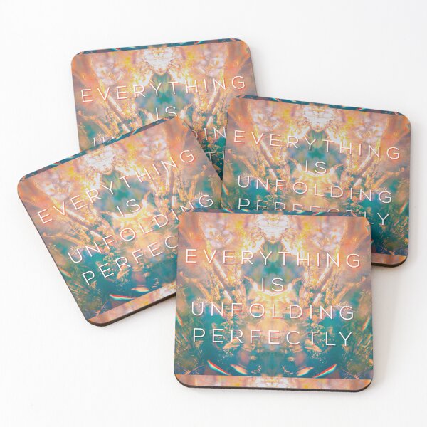 Item preview, Everything Is Unfolding Perfectly | Dreamy Psychedelic Affirmation Art designed and sold by Syvonne Kozuch.