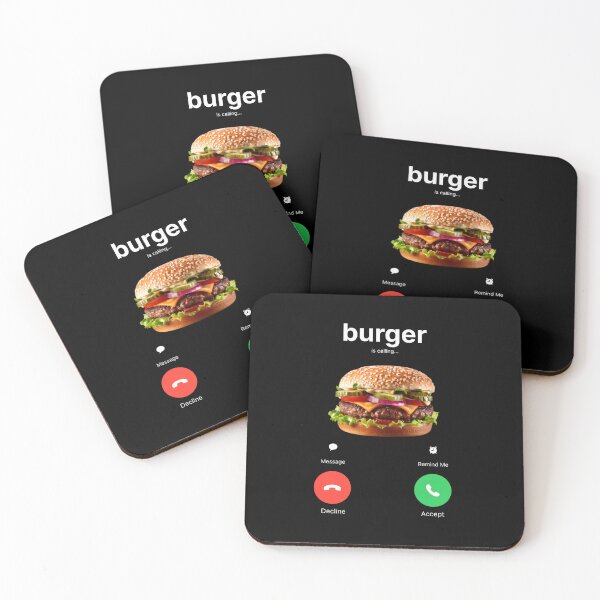 Item preview, burger is calling: meme gift, funny gag gift  designed and sold by revolsrawrats.