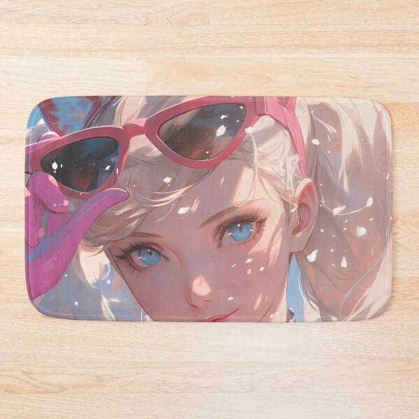 Item preview, Ann Takamaki Persona 5 Pink Cat Chic With Sunglasses designed and sold by Spraykart.