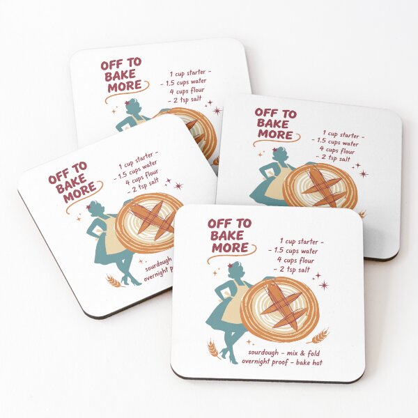 Item preview, sourdough bread baking baker sourdough bread designed and sold by LuminOrb.