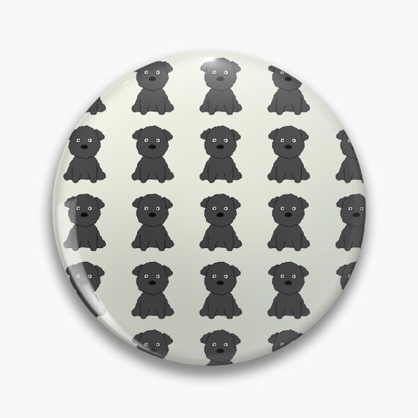 Item preview, Cute Sitting Black Poodle Dog Pet Art designed and sold by ubborn.